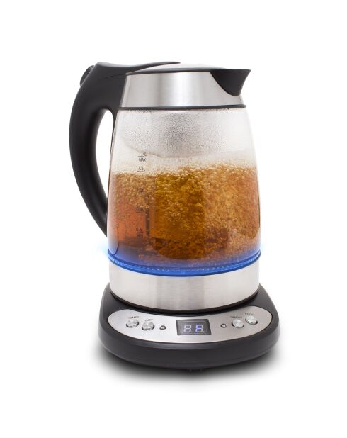 Bouilloire électrique en verre avec LED multicolore - 1.7 L