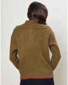 Pull en Laine mélangée Passion kaki