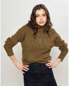 Pull en Laine mélangée Passion kaki