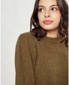 Robe en Laine mélangée Regard kaki