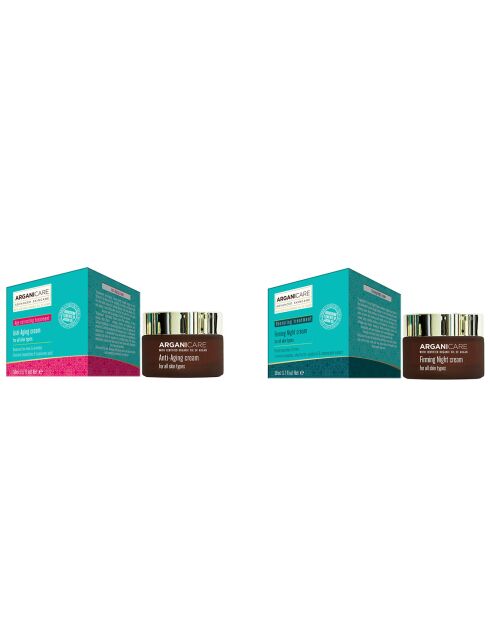 Duo Crème anti-âge & Crème nuit raffermissante - 2x50 ml
