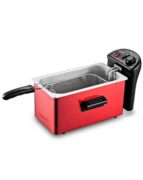 Friteuse rouge - 3 L