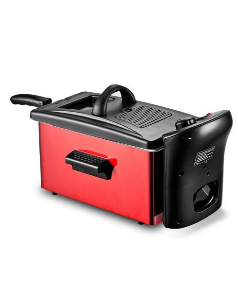 Friteuse rouge - 3 L