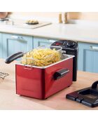 Friteuse rouge - 3 L