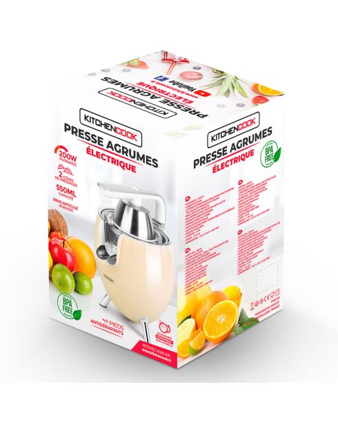 Presse-Agrume électrique crème - 550 ml