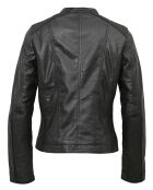 Veste en Cuir Camila noire