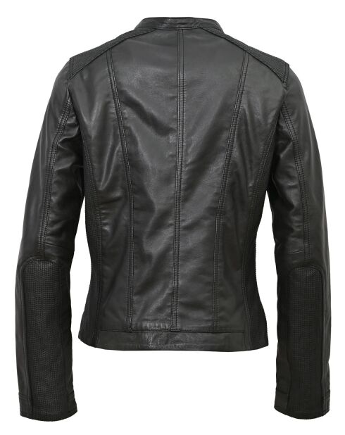 Veste en Cuir Camila noire