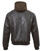Veste en Cuir Jul marron