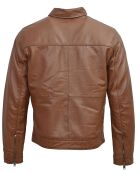 Veste en Cuir Conall cognac