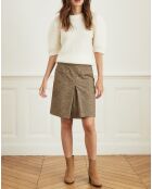 Pull en Laine mélangée Piment écru
