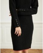Robe en Laine mélangée Regard noire