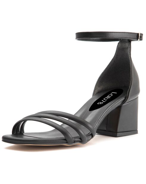 Zwarte sandalen van Erka - hak van 5,5 cm