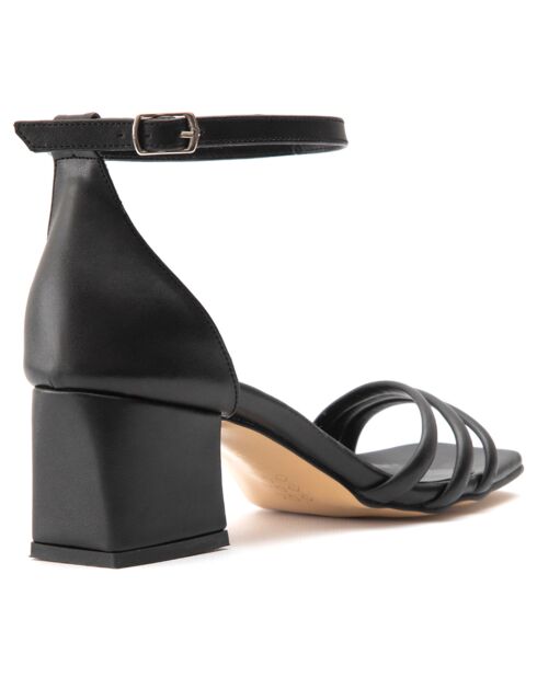 Zwarte sandalen van Erka - hak van 5,5 cm