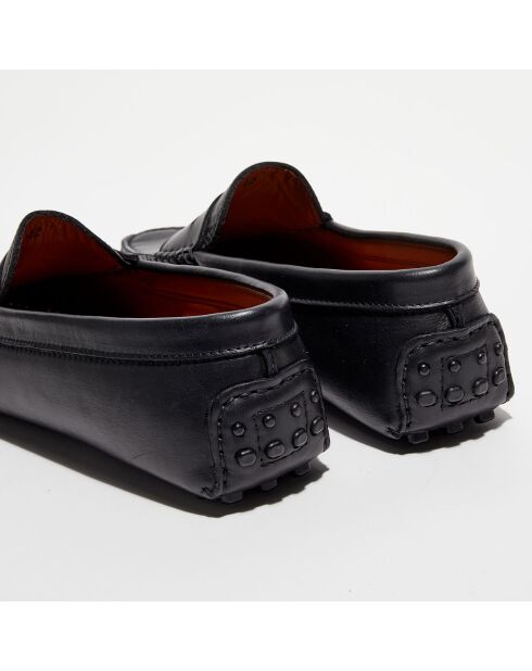 Mocassins en Cuir Martin noirs