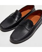 Mocassins en Cuir Martin noirs