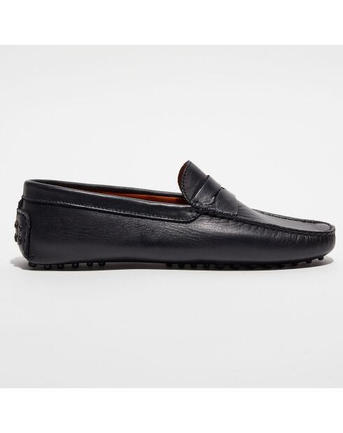 Mocassins en Cuir Martin noirs