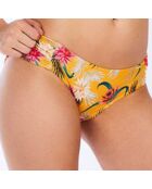Bas de  maillot de bain Stael imprimé jaune curry/multicolore