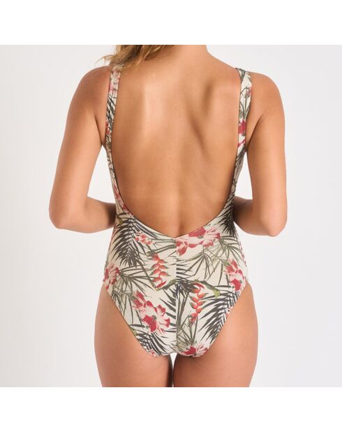 Bañador de una pieza Audelia Manglares en color crudo