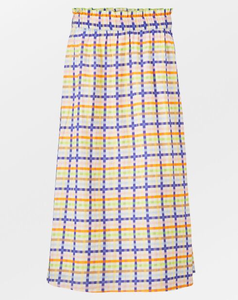 Jupe Odette à carreaux multicolore