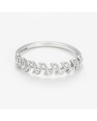 Calliope Diamantring aus 0,08 Karat Weißgold