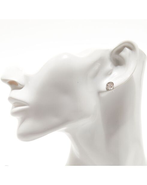Boucles d'oreilles Erinye Diamants 0.07 ct or blanc