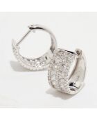 Anaidéia 1 karaat witgouden diamanten oorbellen