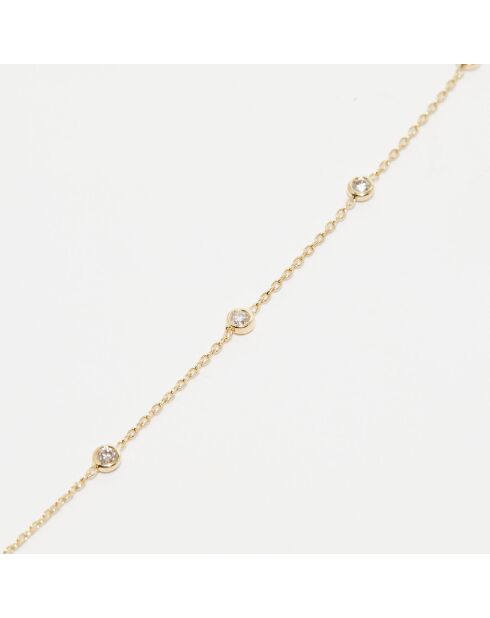 Pulsera Tiyi de oro amarillo y diamantes de 0,09 quilates