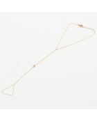 Bracelet Kiya Diamant 0.1 ct or jaune