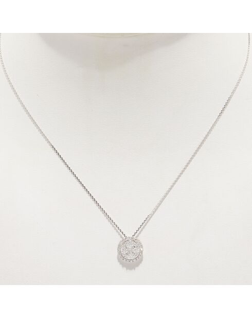Pendentif Zéphyr Diamants 1 ct or blanc