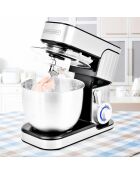 Robot pétrin avec bras inclinable à 30° multicolore - 5.5 L