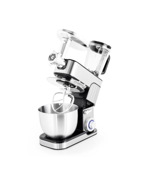 Robot pétrin avec bras inclinable à 30° multicolore - 5.5 L