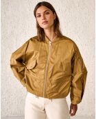 Blouson bombers Heyden court et oversize marron kaki