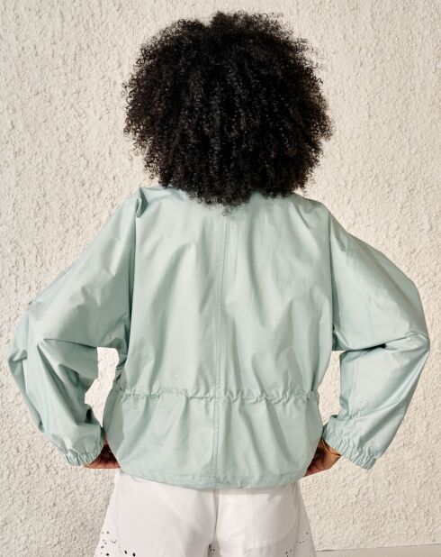 Blouson bombers Heyden court et oversize bleu aqua