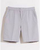 Bermuda en Coton Joel gris perle