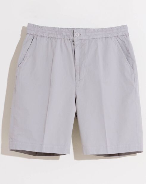 Bermuda en Coton Joel gris perle
