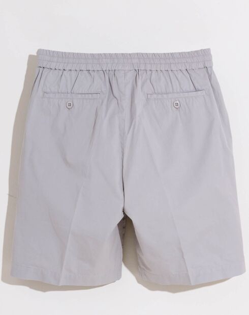 Bermuda en Coton Joel gris perle