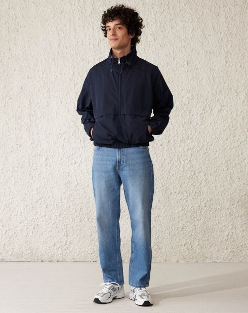 Veste à enfiler oversize Jackson hydrofuge marine