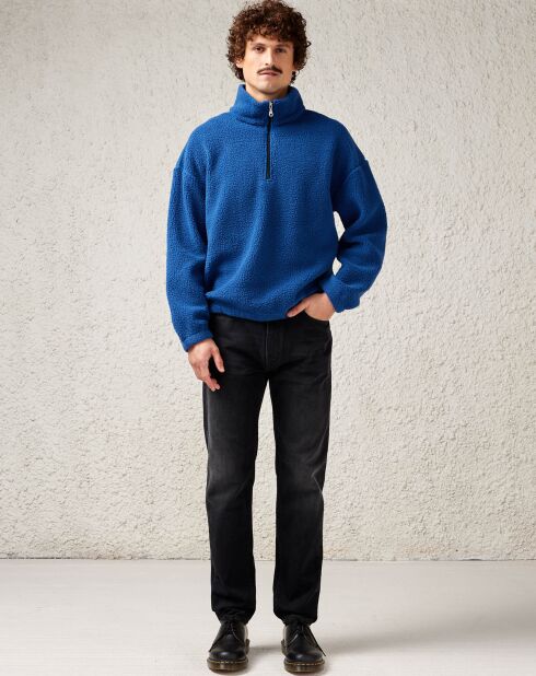 Jean slim en Toile de Coton Peeg noir