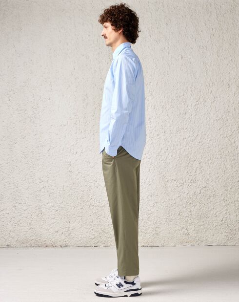 Pantalon chino en Twill de Coton Sonoma olive