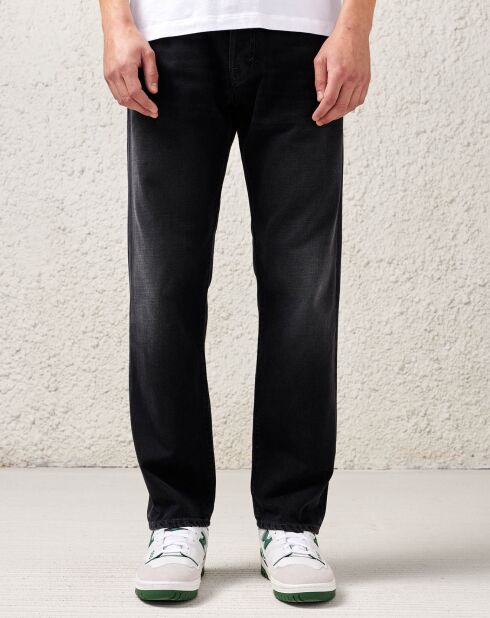 Jean loose en Toile de Coton Percy noir