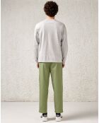 Pantalon en Coton Stanford kaki clair