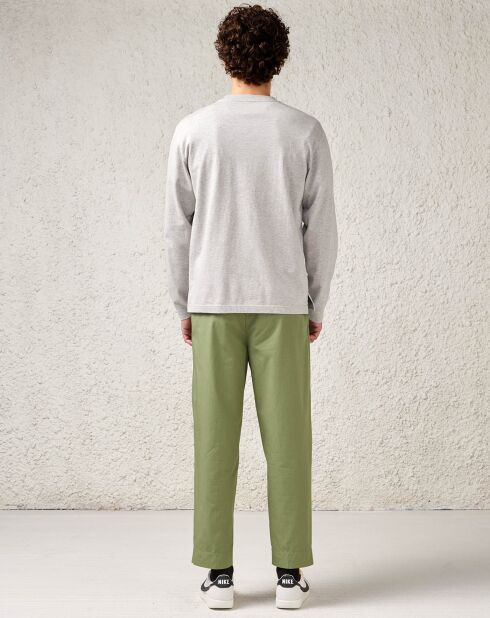 Pantalon en Coton Stanford kaki clair