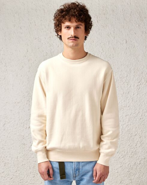 Sweat 100% Coton organique Flake sable