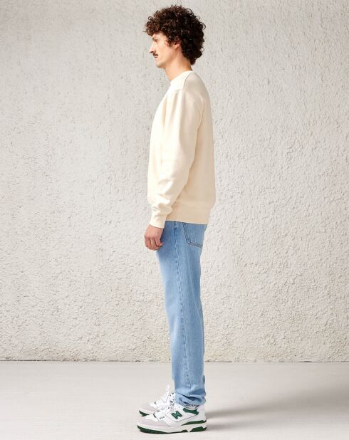 Sweat 100% Coton organique Flake sable