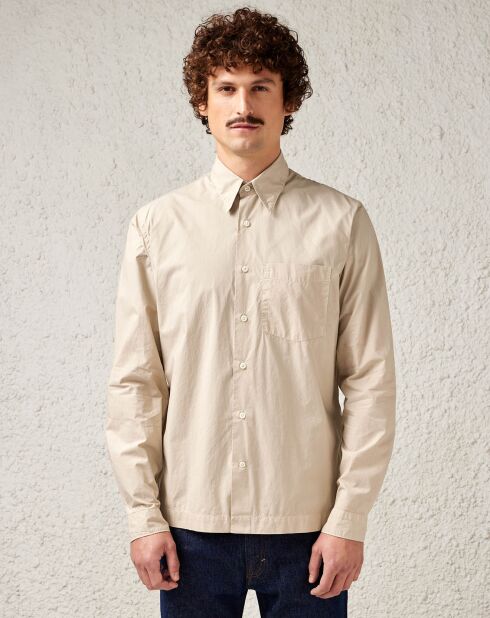 Chemise 100% Coton organique Fremont beige