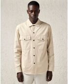 Chemise en Twill de Coton Francis casual beige