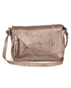 Lola bronzen leren schoudertas - 24x18x6 cm