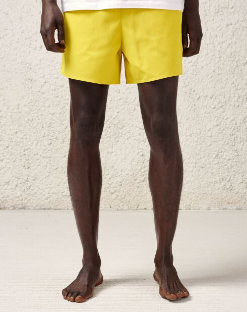 Short de bain court Jules à poches jaune yuzu