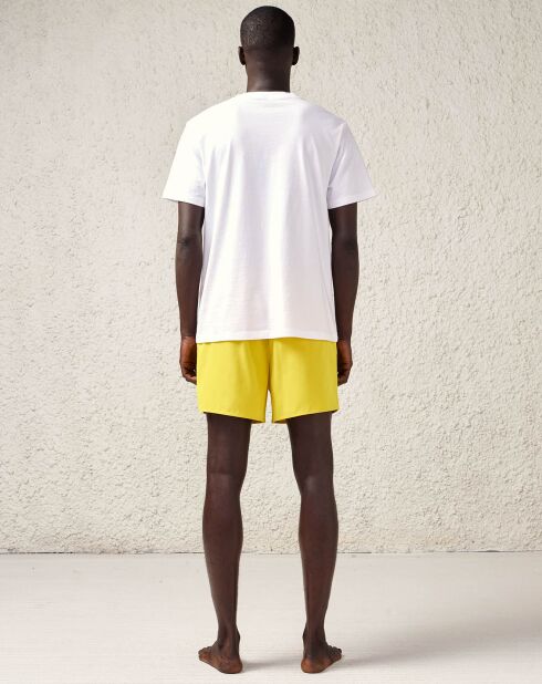 Short de bain court Jules à poches jaune yuzu