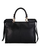 Sac à main en Cuir Serena noir  - 33x23x12 cm